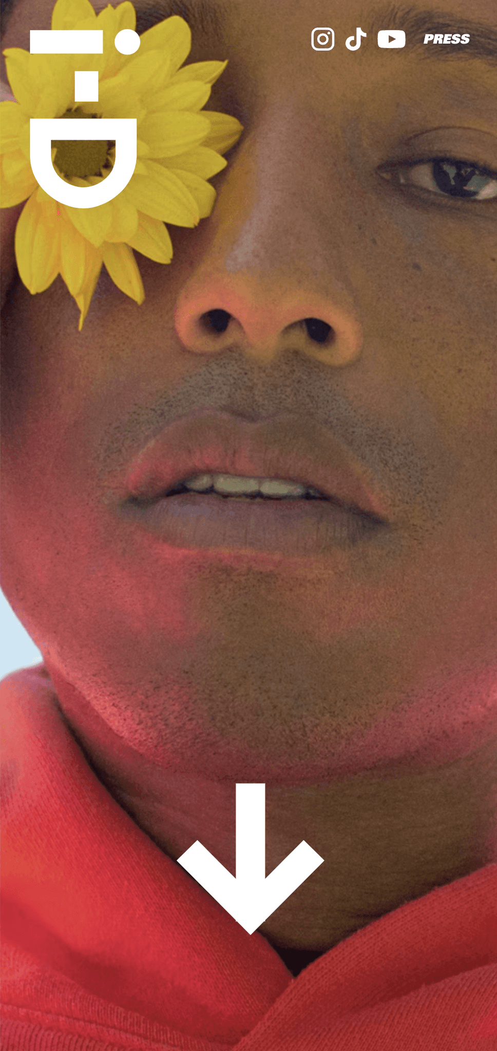 i-D website made in Eframer