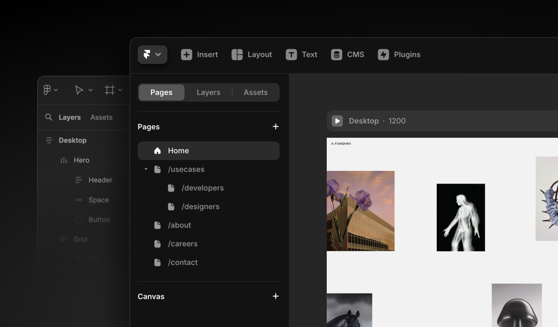 Figma import to Framer