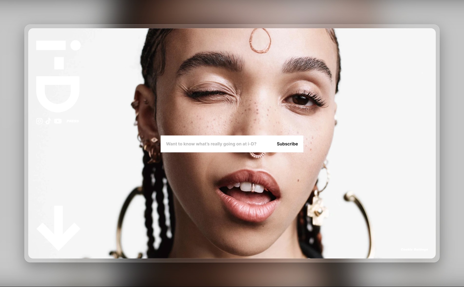 i-D website