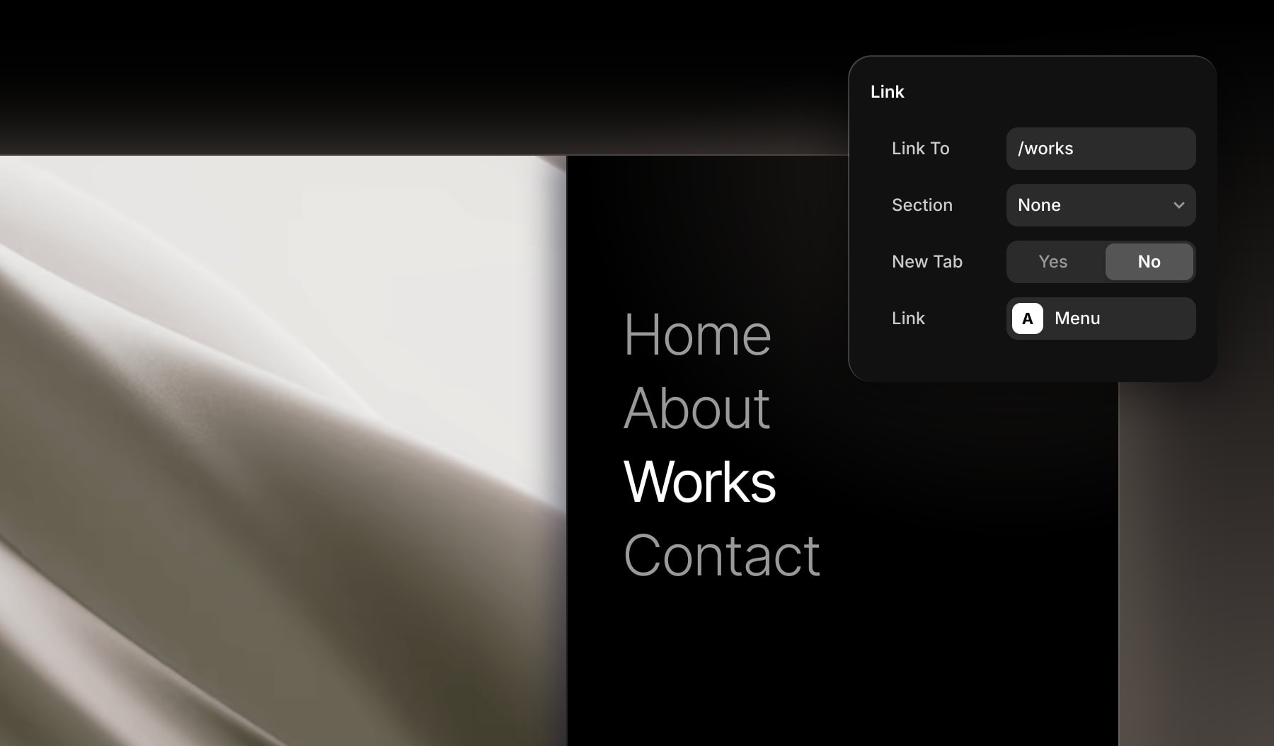 Navigation UI in Framer