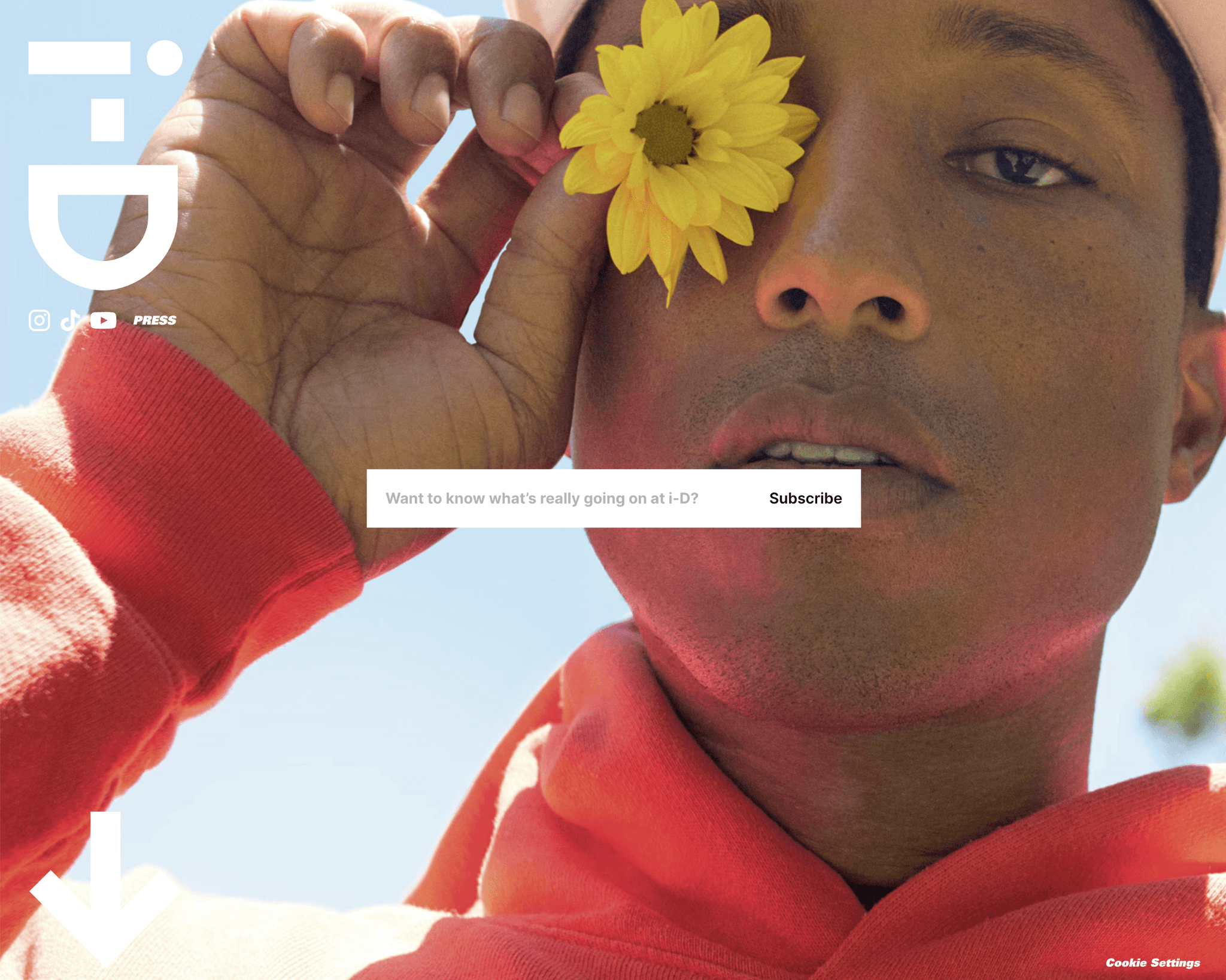 i-D website made in Eframer